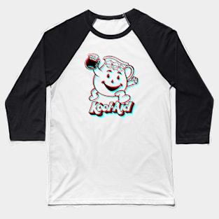 Retro 3D Glasses Style - Kool-Aid Baseball T-Shirt